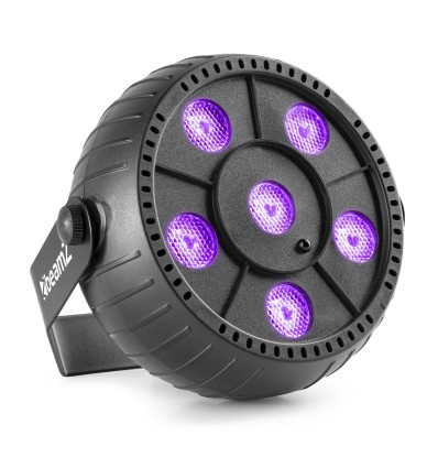 BEAMZ 153.209 PLP14 FOCO PAR PARTY CON BATERÍA 6X 1W UV
