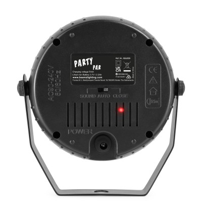 BEAMZ 153.209 PLP14 FOCO PAR PARTY CON BATERÍA 6X 1W UV