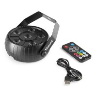 BEAMZ 153.209 PLP14 FOCO PAR PARTY CON BATERÍA 6X 1W UV