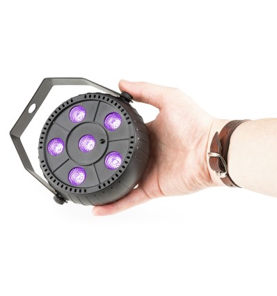 BEAMZ 153.209 PLP14 FOCO PAR PARTY CON BATERÍA 6X 1W UV