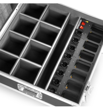 BEAMZ 150.603 FCC10 FLIGHTCASE PARA 8X BBP54 CON CARGADOR