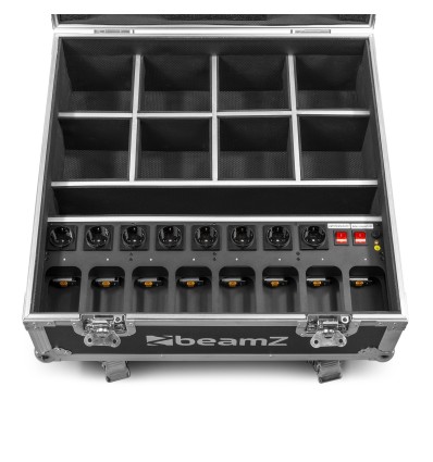 BEAMZ 150.603 FCC10 FLIGHTCASE PARA 8X BBP54 CON CARGADOR