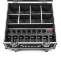 BEAMZ 150.603 FCC10 FLIGHTCASE PARA 8X BBP54 CON CARGADOR BEAMZ 150.603 FCC10 FLIGHTCASE PARA 8X BBP54 CON CARGADOR