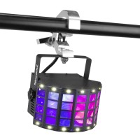 BEAMZ 153.685 DERBYSTROBO LED CON DMX