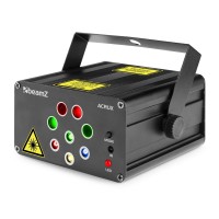 BEAMZ 152.610 ACRUX QUATRO R/G PARTY LASER CON RGBW
