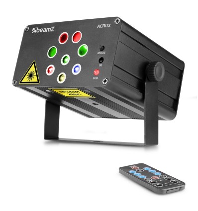BEAMZ 152.610 ACRUX QUATRO R/G PARTY LASER CON RGBW