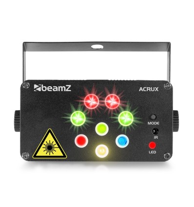 BEAMZ 152.610 ACRUX QUATRO R/G PARTY LASER CON RGBW