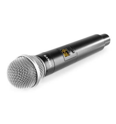 VONYX 179.210 WM55 MICRÓFONO INALÁMBRICO PLUG-AND-PLAY UHF