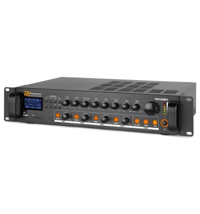 POWER DYNAMICS 952.071 PDV240MP3 PA MIXER AMPLIFIER 240W/100V 4 ZONES