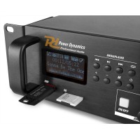 POWER DYNAMICS 952.071 PDV240MP3 PA MIXER AMPLIFIER 240W/100V 4 ZONES