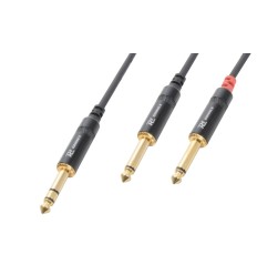 PD CONNEX 177.045 CX76-3 CABLE 6.3 STEREO 2X 6.3 MONO 3.0M
