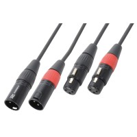 PD CONNEX 177.051 CX60-3 CABLE 2X XLR MACHO 2X XLR HEMBRA 3M PD CONNEX 177.051 CX60-3 CABLE 2X XLR MACHO 2X XLR HEMBRA 3M