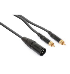 PD CONNEX 177.156 CX58-1 CABLE XLR MACHO - 2X RCA MACHO 1.5M