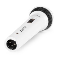 FENTON 173.129 DM100W MICRÓFONO DINÁMICO BLANCO